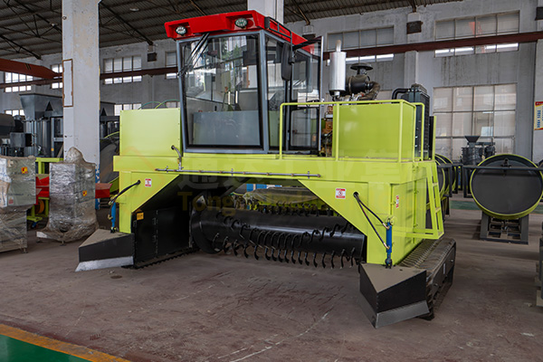 有機肥發酵設備履帶翻拋機